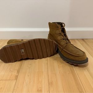 Sorel boots, high top outdoor moc toe, super soft, great tread